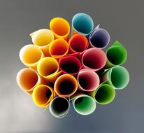 Paper Colorful Role