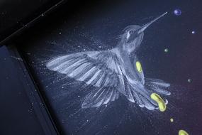 poetry painting bird drawing