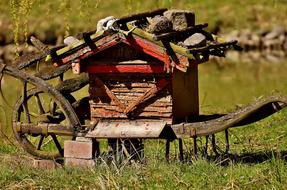 Beehive Bees Wood