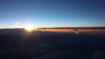 Aerial Sky Clouds