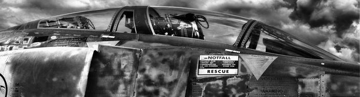 Black And White Aircraft