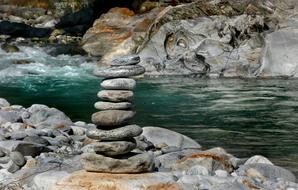 Cairn White Water Rock Maggia
