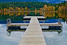 Pier Jetty Reflection