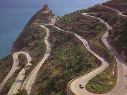 Italy Road Mountain