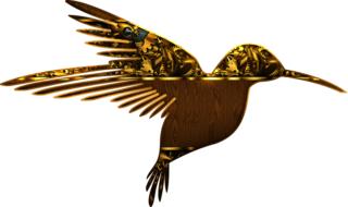 bird beautiful gothic design drawing