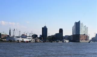 Hamburg Elbe Philharmonic water