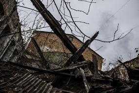 Ruins House Wall old