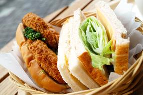 Crispy fresh bread