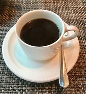 bitter dark coffee