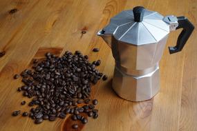 aromatic grains near the kettle