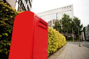 Mailbox Post Red
