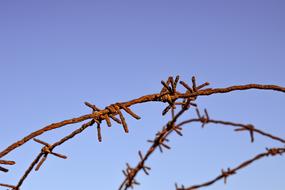 Wire Rusty Fence