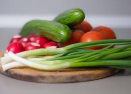 Healthy tasty vegetables on the table