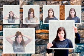 Gestures Collage Non-Verbal