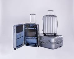 Luggage Cases wheels gray