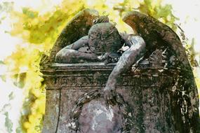 angel statue sculpture angelic