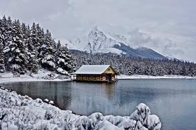 Cottage Winter Snow