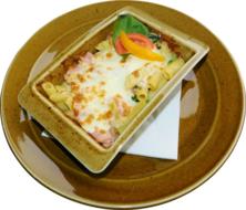 baked plate of pasta