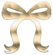 bow metal gold texture