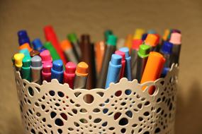 Pens Colors Colorful