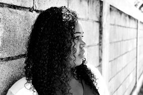 Woman Black White
