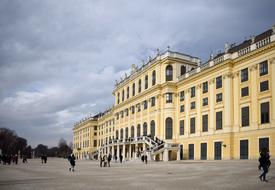 Viennese palace is beautiful