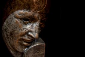 fabulous Sculpture Bronze Face