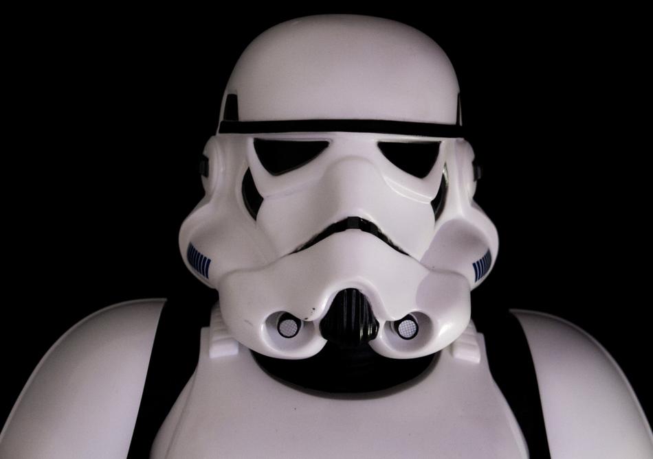 Star Wars Helmet Costume white