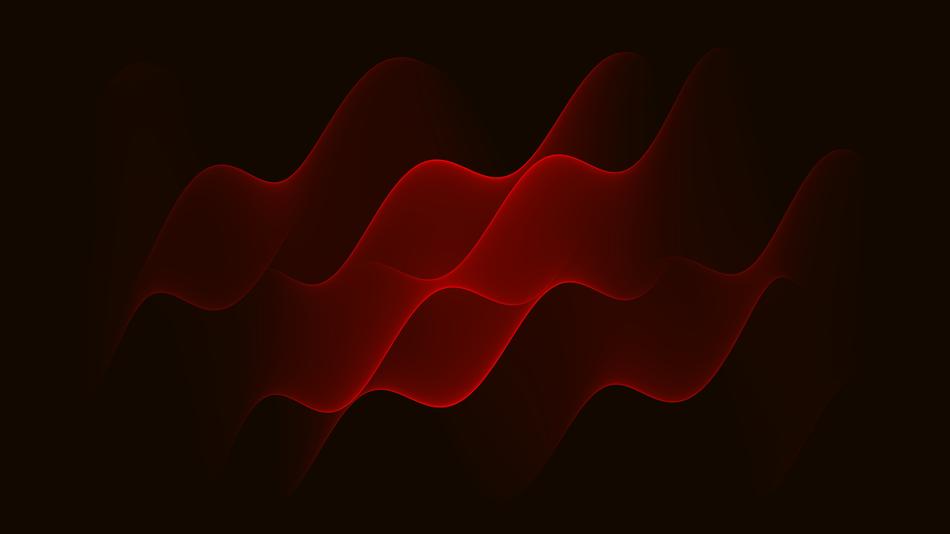 background red hot fiercely wave
