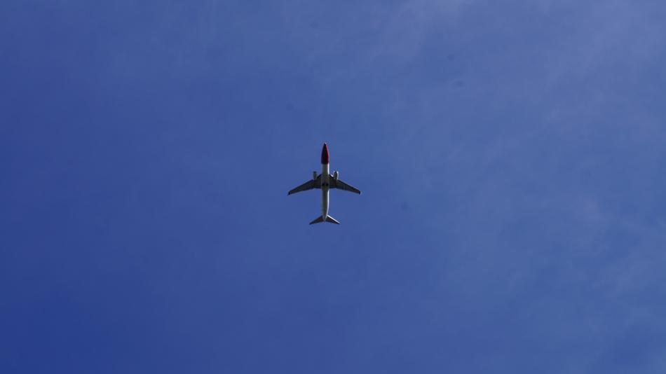 The Plane Sky Blue