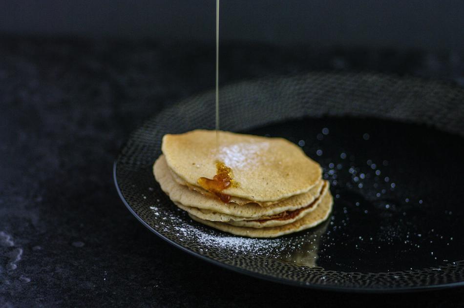 Pancakes Dripping Maple