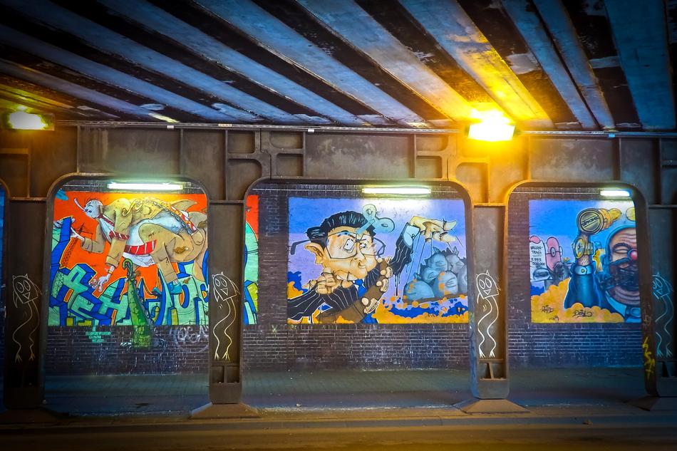 Graffiti Painting at Walls