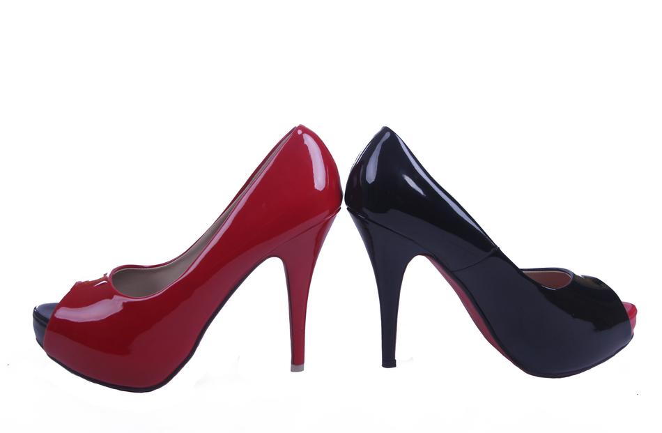 Shoes Pumps Red High Heeled