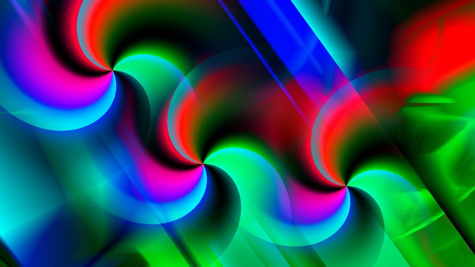 glowing swirl effect decoration