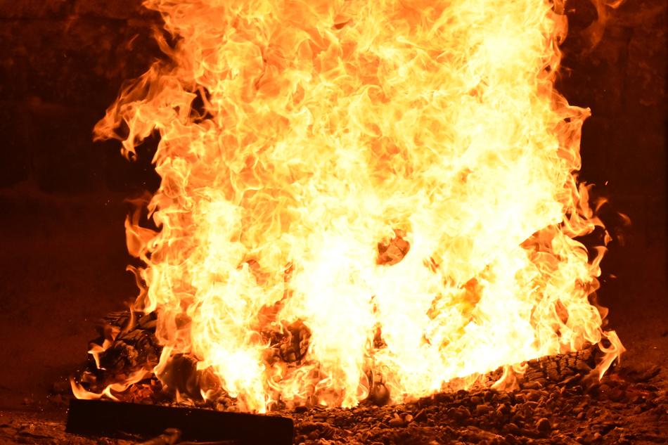 Fire Flame Sweating