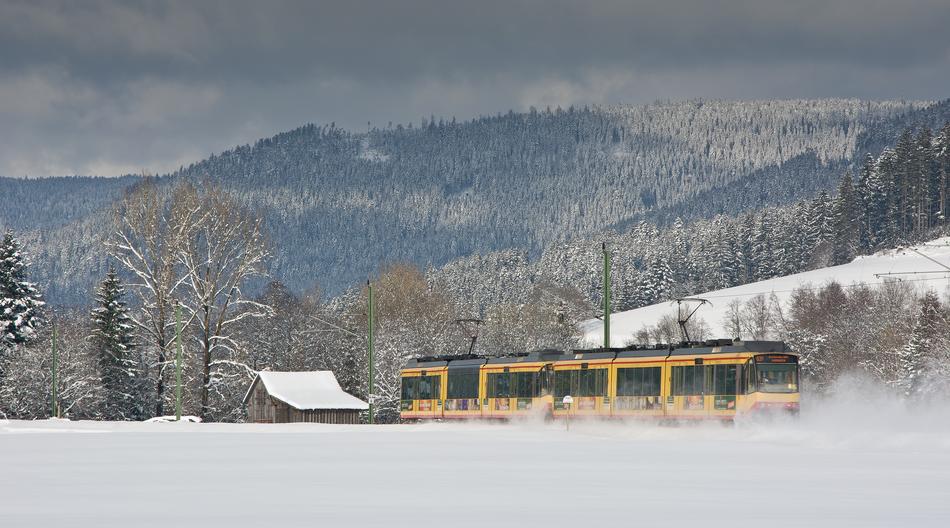Tram Winter Speed