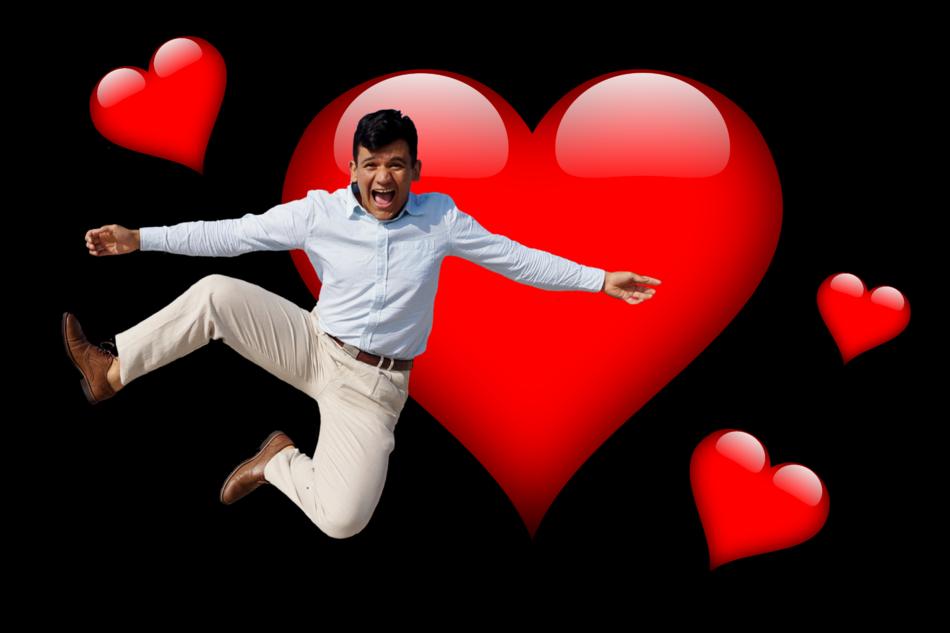A guy in love
