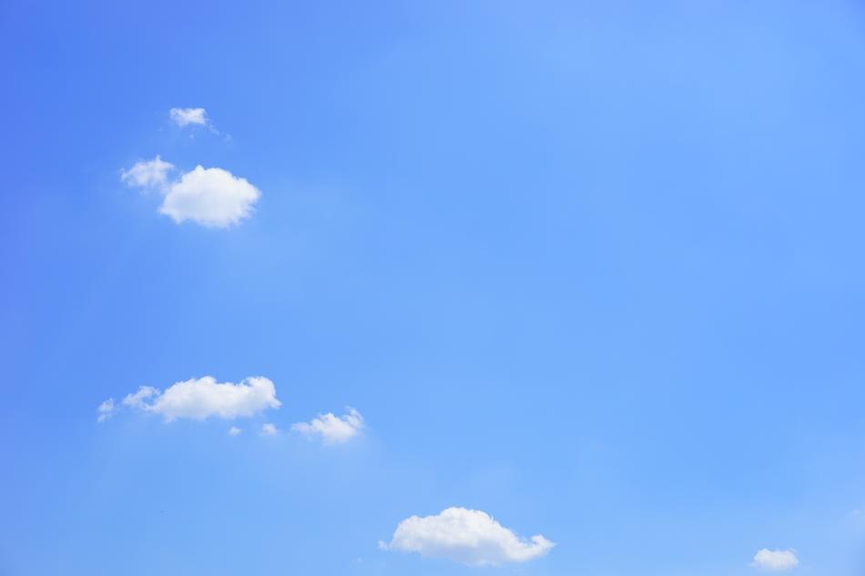 bright clear sky