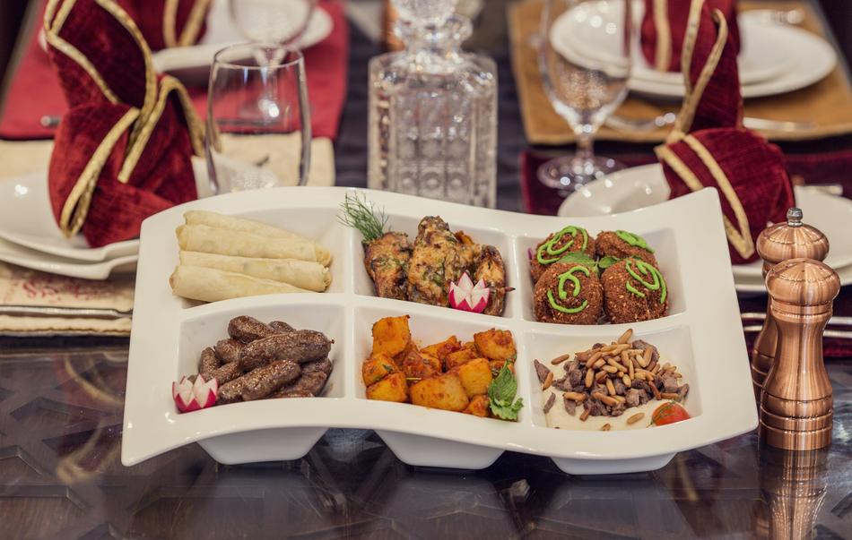 delicious fried dishes on a tray