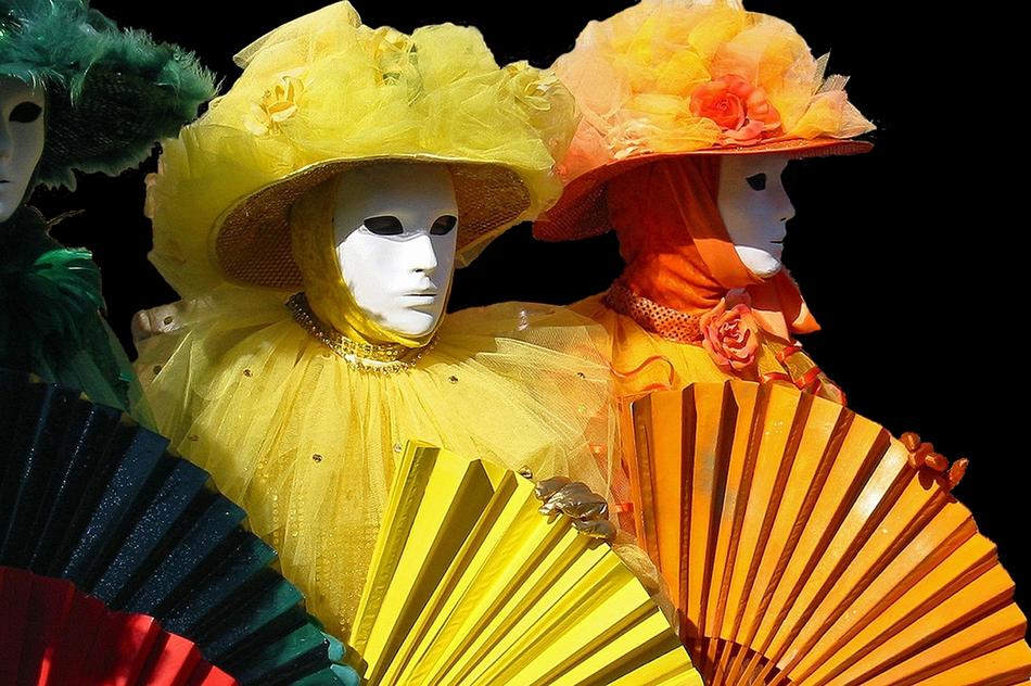 Carnival Masks Panel