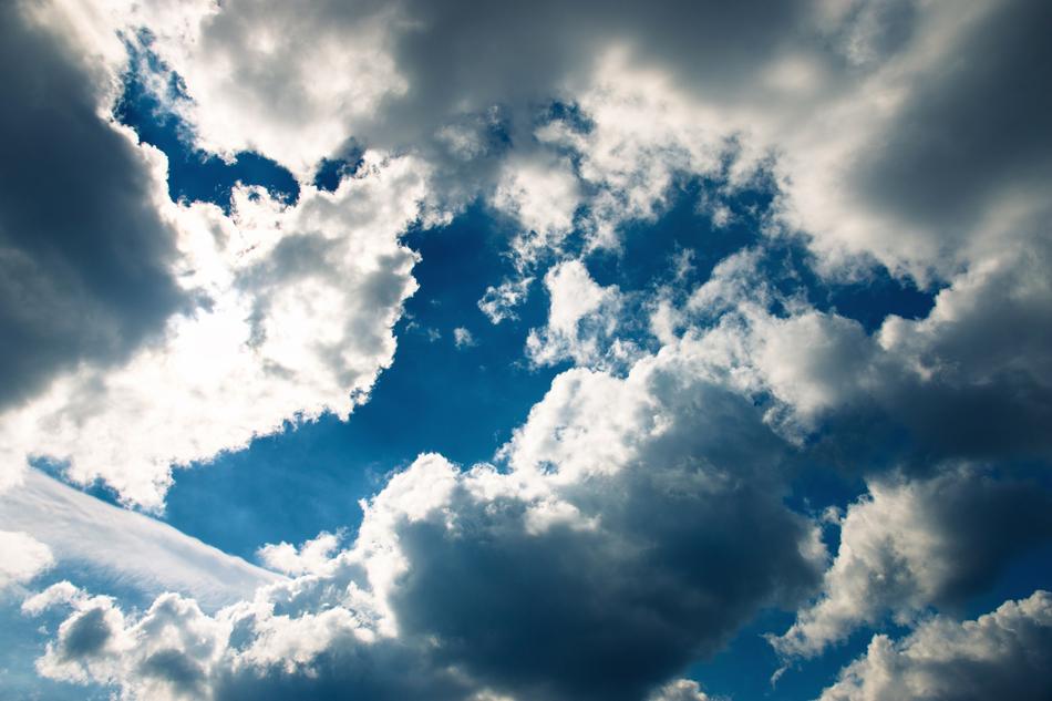 The Sky Clouds Blue
