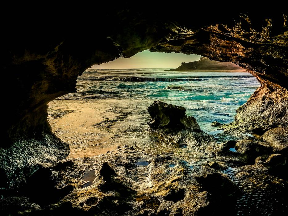Cave ocean side