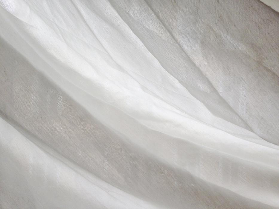 White Fabric Curtain