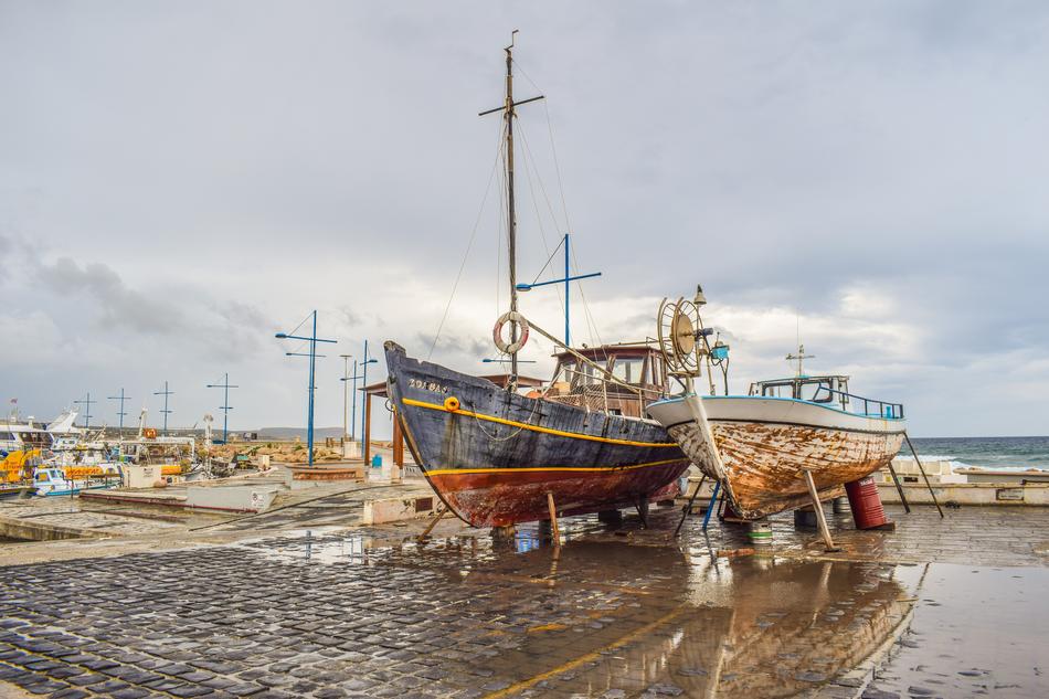 Boats Dock Shipyard