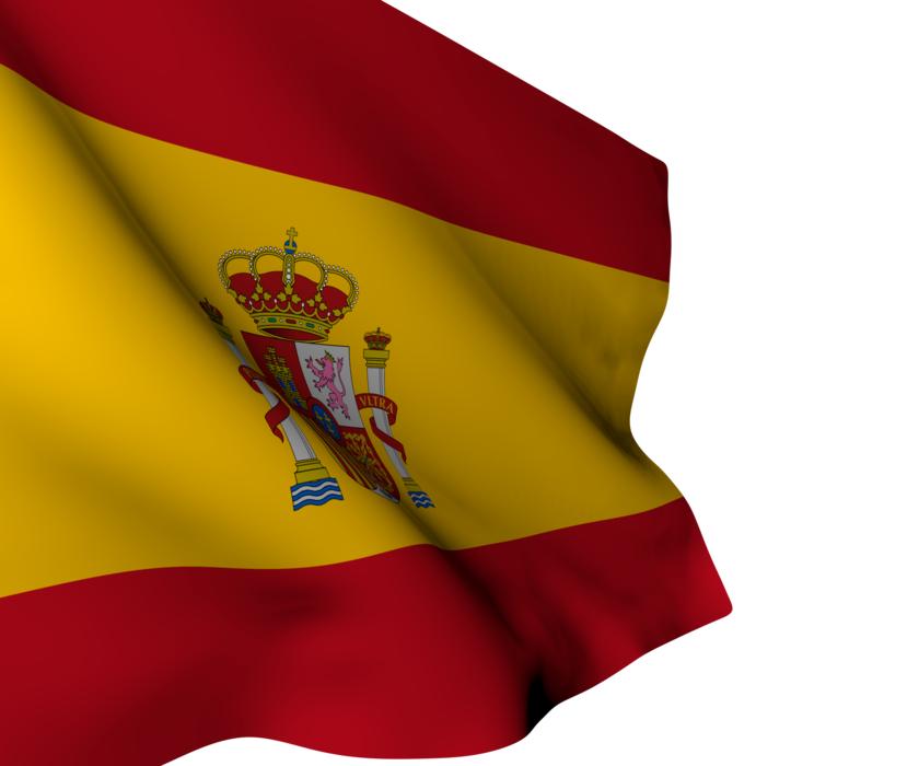 the flag is colored with a pattern