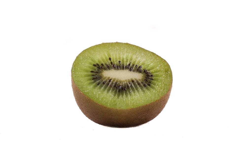juicy kiwi on a white background