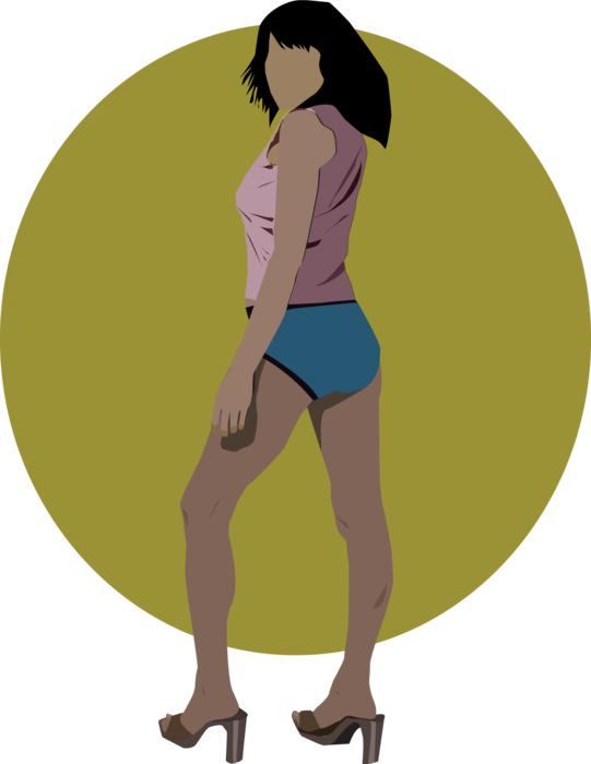 woman attitude posture person