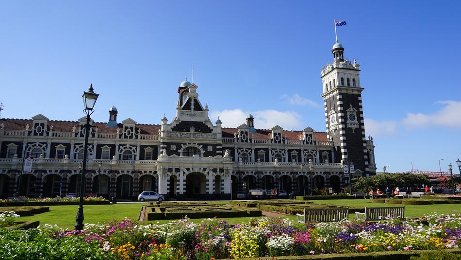 historic train station building