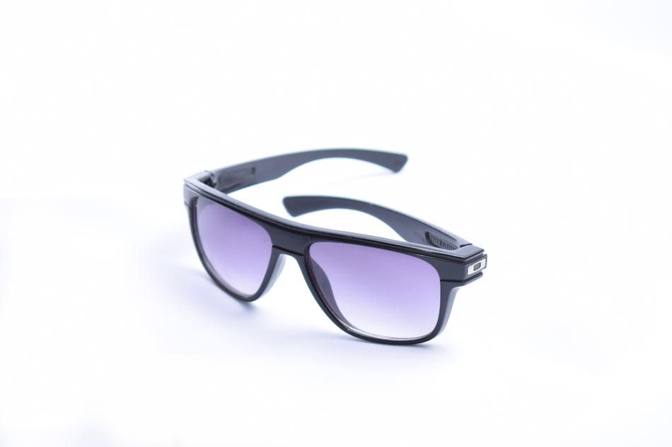 protective sunglasses purple on a white background