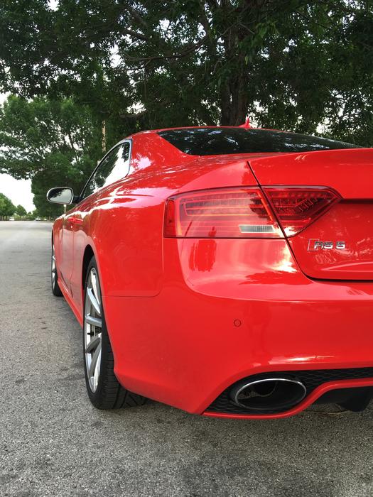 Audi Sportscar macro view